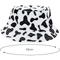 Miniatyrbilde 5 av 5: Vinterhatter for kvinner Faux Fur Bucket Hat Leopard Print Buck