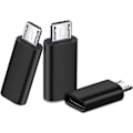 Miniatyrbild 1 av 5: 3 st USB C till Micro USB-adapter, Typ C Hona Micro USB Hane Adapter, 2.4A Snabbladdning för PC, Samsung, Huawei, etc (