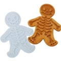 Pikkukuva 1 / 4: 4-pakkaus Halloween-kalloleimasin kekseille, piparkakku