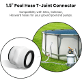 Miniatyrbillede 5 af 5: Passer til Intex Coleman 1,5 tommer 2-huls swimmingpool pumpe slange adapter