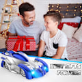 Pikkukuva 7 / 7: Seinälle kiipeävä kauko-ohjattava auto, 360° pyörivä kaksoismoodi RC-temppu