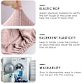 Miniatyrbild 5 av 5: (Rosa, Set om 4) Stolsöverdrag Set om 4 Spandex Stolsöverdrag Jacqua