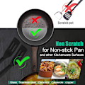 Miniatyrbillede 4 af 5: Mini Brownie Servering Spatula Fleksibel Non-stick Silikone Server Tu
