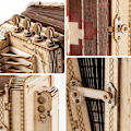 Miniatyrbillede 5 af 5: 3D Træpuslespil Accordion Håndværk Model Kits til Voksne at Bygge