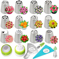 Miniatyrbild 1 av 4: Ryska spritsmunstycken set kakdekorationstillbehör kit blomma frost