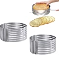 Miniatyrbild 5 av 5: Ring Cutter Layer Cake Slicer, Justerbar Ring 7 Lager Mouss