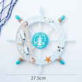 Pikkukuva 2 / 3: Rudder Wall Decoration with Seagull Seashell Fishing Net Anc