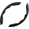 Miniatyrbild 1 av 5: Universell bilrattskydd, 2-pack universell kolfiber