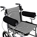 Miniatyrbillede 1 af 5: Armlæn til kørestol (par) - Memory Foam Fåreskindspude