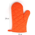 Miniatyrbilde 3 av 4: 2 stk. Ovnshansker Polyester-bomull Varmebestandige Ovnshansker for Mi