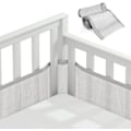 Miniatyrbild 1 av 5: Baby Cabin Bumper, Spjälskydd, 3D Mesh Foder, Säker för Spjälsängens Luftcirkulation