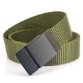 Grøn lang 120 cm casual herre bælte lavet af holdbar nylon