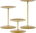 Guld Ljusstakar Set om 3 Candelabra med Järn-3,5\" Diameter