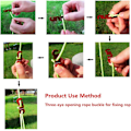 Miniatyrbillede 3 af 5: Zeltleinenspanner Schnurspanner Seilspanner Guyline Cord Zelt Win