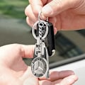 Pikkukuva 5 / 5: 2 kpl auton avaimenperä, avaimenperä, auton avaimenperä, kiinteä avaimenperä, auto