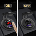 Miniatyrbilde 3 av 5: 12V USB C-billaderuttak, Ouffun Dual PD & QC 3.0-porter