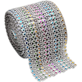 Miniatyrbilde 1 av 3: 10 meter 9 meter, rhinestonesydd kanter, 16 rader rhinestone