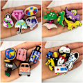 Pikkukuva 4 / 5: Hooves Charm Assorted Random Designs 100kpl PVC-tarvikkeet