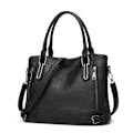 Miniatyrbillede 1 af 5: Damer Læder Håndtaske Designer Top-Handle Taske Vintage Tote Cros