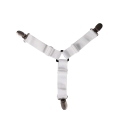 Miniatyrbilde 2 av 5: Sengespenneklips 4-pakks trekantsengespenner stropper fester sett 3