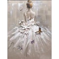 Miniatyrbillede 1 af 5: 30x40cm 5D DIY Diamantmaleri Fuld, Balletdanser #A, DIY Diam