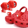 Miniatyrbillede 3 af 5: 2 stk. forlygter til Croc-hulsko, lys til vandreture, camping og advarsel
