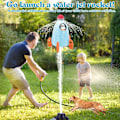 Miniatyrbillede 3 af 5: Vandsprøjte-legetøj, roterende sprinklerlegetøj, vandingsraket, sommer