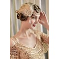 Pikkukuva 3 / 5: 1920-luvun Gatsby-sulkahiuspanta Sulkakruunu Gatsby Flapper -lisävaruste