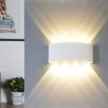 Miniatyrbillede 3 af 7: 2 stk. Moderne Udendørs Vandtætte Væglampe, 8 LED til Hoteller Soveværelse