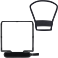 Miniatyrbillede 2 af 5: 2 stk. Flash Diffuser Softbox 25X25X21cm Fleksibel Hvid Reflek