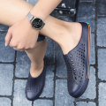 Miniatyrbilde 1 av 3: Dame Herre (Mørkeblå) Hage Tøfler Sko Casual Slippers Unisex