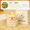 Miniatyrbilde 2 av 5: Koala Duftlys i Resin - Off-White - 1 stk