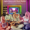 Miniatyrbilde 3 av 5: 10M LED-stripe RGB LED-stripe flerfarget fleksibel lysstripe med