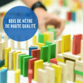 Miniatyrbillede 2 af 4: 100 stk. dominobrikker Domino træ Domino Grand Edition farvet