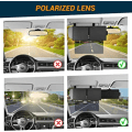 Miniatyrbilde 2 av 5: Visirforlenger for bilvisir, polarisert solvisirforlenger med