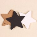 Miniatyrbilde 4 av 5: 300 stk femstjerners tagg julebryllup tagg 6 * 6CM bo