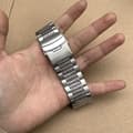 Silver Premium Rostfritt Stål Klockarmband Mesh Klockarmband för