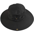 Miniatyrbild 5 av 5: Andningsbar bred hatt utomhus UPF 50+ solskydd mesh safari C