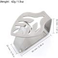 Miniatyrbillede 2 af 5: Dekorative tykke rustfrie stål dugklemmer