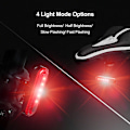 Miniatyrbillede 3 af 6: USB genopladelig LED cykel baglygte 2-pak, lysende cykling R