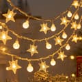 (B) Julbelysning 20ft 40 LED Slinga USB-driven Vattentät Inomhus Utomhus Julbelysning Sovrum Fest