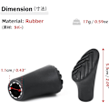 Miniatyrbillede 2 af 5: Gummibeskyttelse Udskiftning Spidser til Nordic Walking Stick Trekk