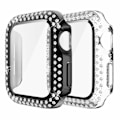 Miniatyrbillede 1 af 5: 2-pak kompatibel med Apple Watch skærmbeskytter 40 mm Clear/Black