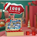 Miniatyrbillede 2 af 5: Julekalender Puslespil 1008 Brikker 24 Dages Nedtælling til Jul Julekalender, Julegaveideer til Børn Annonce Style 1