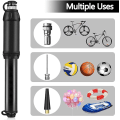 Pikkukuva 4 / 5: Mini-pyöräpumppu [140 PSI] Sopii Presta- ja Schrader-venttiileille,