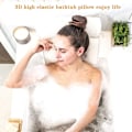 Miniatyrbild 4 av 5: 1 st badkuddek badkudde med 6 halkfria sugkoppar, för spa-kudde badkar, jacuzzi, bubbelpool, hemmaspa (37 x 35 x 9 cm)