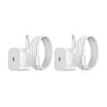 Miniatyrbilde 1 av 5: 2-pakning - for Samsung/Apple 20W Adapter USB-C Hurtiglader Hvit