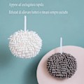 Pikkukuva 3 / 5: Chenille-riippuva käsipyyhe, erittäin imukykyinen käsipyyhe H:lla