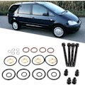 Miniatyrbild 2 av 5: PD-injektor tätningssats + 4 originalfästen bultar Audi A2 A3 A4 A6