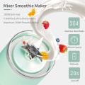Pikkukuva 4 / 5: Kannettava Hedelmäblenderi, Mini USB Blender Smoothien, Milkshaken Valmistukseen